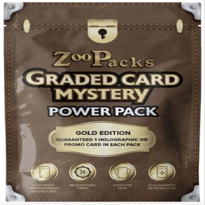 MetaZoo Graded Card Mystery Power Pack - Gold Edition - Series 1 - Each Box Contains 1 Graded MetaZoo Card + 20 Additional Cards + 1 Factory Sealed Booster Pack + 1 Hologram or Promo Card