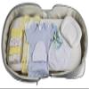 Bambini-Boys 12 pc Baby Clothing Starter Set with Diaper Bag Blue view 1