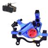 LYYCX Hydraulic Disc Brake, Disc Brake Group Front and Rear Line Pull Hydraulic Disc Brake, Additional Brake Pads are Spare (Color : Blue, Size : One Rear Brake) view 1