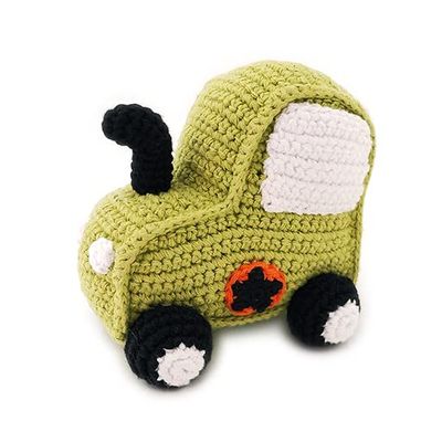 Pebble 200-051 Fair Trade Green Tractor Rattle