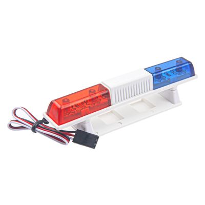 ShareGoo Simulation RC Car Police Lights Night Flash LED Light Lamp Roof Light Decoration Compatible with Traxxas HSP HPI Tamiya 4WD Axial Arrma 1/10 1/8 RC Rally Cars Truck