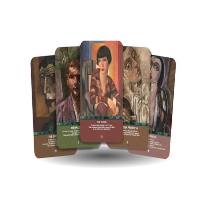 Ibiza Tarot Lasar Segall Tarot - Major Arcana Cards | Fortune Telling Tarot Cards Deck for Beginners | Authentic Tarot Experience - Set of 24 Cards