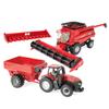 TOMY 1/32 Case IH 8230 Combine w/Both Heads, AFS Connect Magnum 380 & Grain Cart Set 47357 view 1