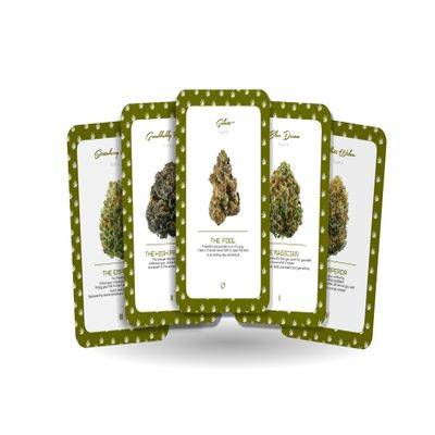 Ibiza Tarot Cannabis Oracle - Major Arcana - Tarot Cards | Fortune Telling Tarot Card Deck for Beginners | Authentic Tarot Experience - Set of 22 Cards
