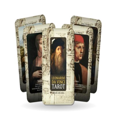 Ibiza Tarot - Leonardo Da Vinci Major Arcana Tarot Cards Deck for Beginners - Authentic Tarot Experience - Set of 22 Cards