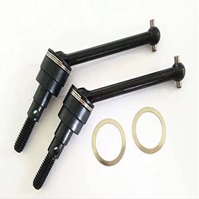 Front Steel Universal Drive Swing Shafts CVD-1PR Set Black for RC 1:10 CAR CC-01 CC01 Upgrade Parts