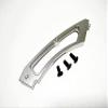 Aluminum Alloy Rear Anti-Bending Plate - 1PC Set for #101210 Silver Flux Upgrade Parts HPI BULLET3.0 MT ST Ken Block WR8 view 1