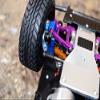 RC CAR 1:10 CC01 RC Crawler Blue Alloy Aluminum Front Lower Suspension Arm -1PR Set view 2