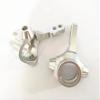 for RC 1/10 CC01 CC-01 TA02 TA03 Alloy Aluminum Front Kunckle Arm Upgrade Parts-1PR Silver view 1