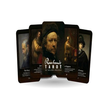 Ibiza Tarot Rembrandt Tarot - Major Arcana Cards | Fortune Telling Tarot Cards Deck for Beginners | Authentic Tarot Experience - Set of 22 Cards
