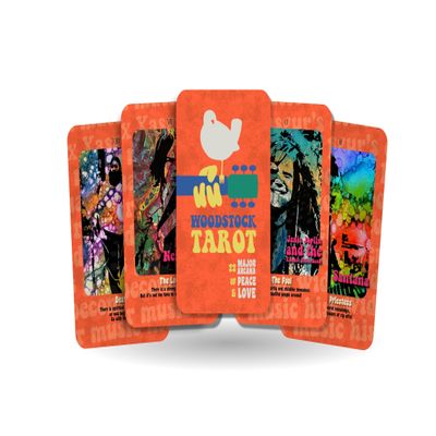 Ibiza Tarot- Woodstock Tarot - Major Arcana| Fortune Telling Tarot Cards Deck for Beginners |Authentic Tarot Experience - Set of 22 Cards