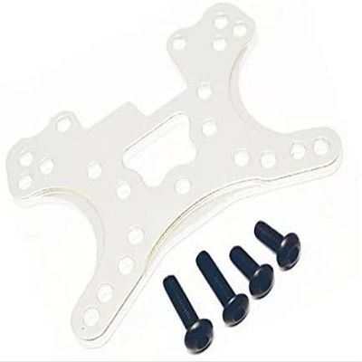 Aluminum Alloy Front/Rear Shock Tower-1PC Set for 107887 Silver Flux Upgrade Parts Ken Block WR8 RC car