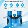 BlueCabi 8x21 Kids Binoculars  Compact, Durable and Lightweight with Magnification up to 8X  with Rubber Coating and Anti-Slip Texture  Includes Neck Strap, Wipe Cloth & Carry Case  Blue/Black view 2