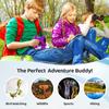 BlueCabi 8x21 Kids Binoculars  Compact, Durable and Lightweight with Magnification up to 8X  with Rubber Coating and Anti-Slip Texture  Includes Neck Strap, Wipe Cloth & Carry Case  Purple/Black view 4