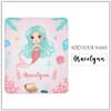 Artsadd Custom Blanket for Baby Boys Girls with Name Mermaid Personalized Blankets for Toddler Fuzzy and Fleece Soft Blanket Birthday Gifts for Kids 50"x60" view 2