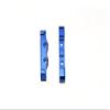 2Pc Upgrades Aluminum Rear Lower Suspension Arm Mount with 1/18 Mini-T 2.0 Stadium Truck Los01015 Rc Cars by GPM (Blue) view 1