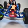 GPM for LOSI 1/18 2WD Mini-T 2.0 LOS01015 Aluminum Front Bumper with D-Rings + Aluminum Front Skid Plate -3PC Set (Blue) view 3
