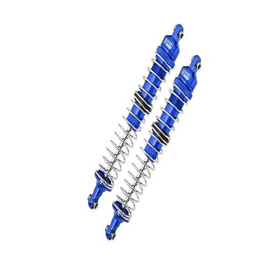 GPM Upgrades Aluminum Front Spring Dampers (130MM) For 1/10 RBX10 Ryft 4WD Scale Rock Bouncer (AXI03005) RC Cars (blue)