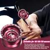 LESHARE Unresponsive Yoyo Professional [Responsive Bearing Included Auto Return] with Ball Bearing Mosaic Extraordinary Yo-Yos Ball Sleeper Yoyos, Red view 4