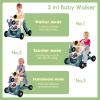 Baby Sit-to-Stand Learning Walker, 3 in 1 Baby Walker for Boys Girls Toddlers, Educational Baby Push Walkers with Entertainment Activity Center, Baby Music Learning Toy Gift for Infant Boys Girls view 2