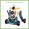 Baby Sit-to-Stand Learning Walker, 3 in 1 Baby Walker for Boys Girls Toddlers, Educational Baby Push Walkers with Entertainment Activity Center, Baby Music Learning Toy Gift for Infant Boys Girls view 3