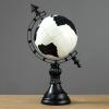 XBAOMING Decorative, Globe with Stand, 360Rotating Living Room Wine Cabinet Office TV Cabinet Desk Decoration,White view 1