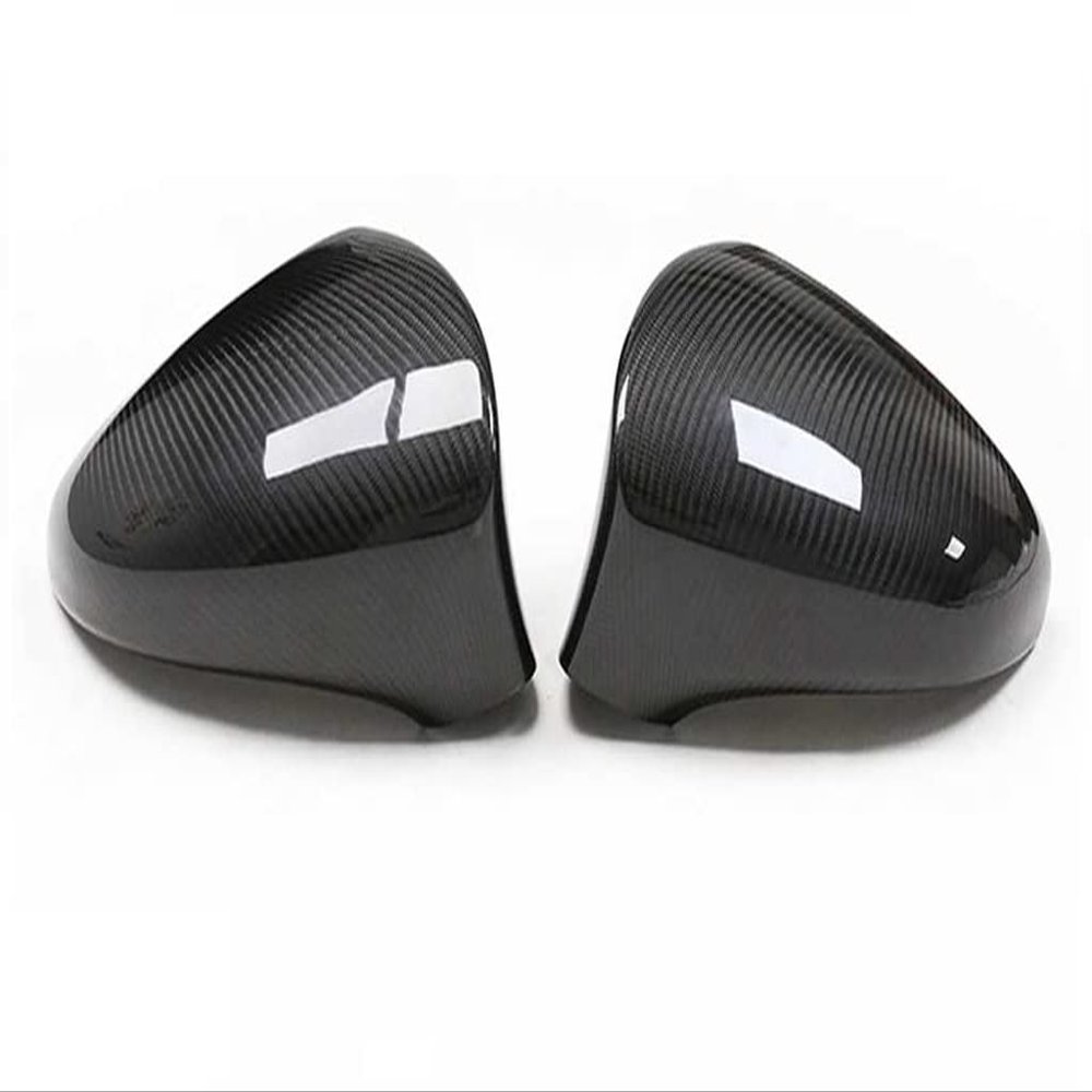 Eppar New Carbon Fiber Side Mirror Cover Stickers Compatible With Lexus RC RC300h RC350 2014-2018 (A-Style)