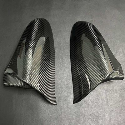 Eppar New Carbon Fiber Side Mirror Cover Stickers Compatible With Lexus RC RC300h RC350 2014-2018 (B-Style)