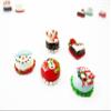 Dollhouse Miniature Food 5 Mini Christmas Cake 1.5 cm Seasonal Bakery 16105 view 2