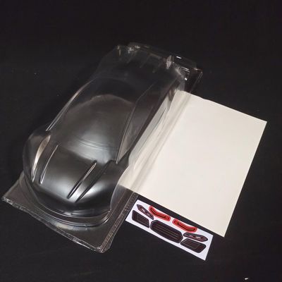 SANTAIZI 1/10 RC Body Clear LEXAN PC Shell Width 190mm for Drift Onroad Touring Cars Competition Level Racing 0.8mm Thick Version 0413