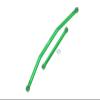 Axial 1/10 RBX10 Ryft 4WD Rock Bouncer AXI03005 Upgrade Parts Aluminum Front Steering Tie Rods - 2Pc Set Green view 1