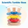 Adena Montessori Baby Toys for 6-12months Rocking Stacker Designed for Toddlers view 4