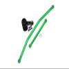 Axial 1/10 RBX10 Ryft 4WD Rock Bouncer AXI03005 Upgrade Parts Aluminum Front Steering Tie Rods + Aluminum 7075 25T Servo Horn With Built-In Spring (2 Positioning Holes) - 6Pc Set Green view 1