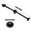 50 Packs Arrow Spinners Black Game Plastic Spinner Board Toys for Party School Classroom Home Using(3 Inches) view 2