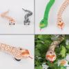 FauKait Remote Control Snake Toy RC&Robot Electric Snake Toy Fast Moving of Fake Rattlesnake Christmas Halloween Toys Party Favor Gifts Joke Prank for Kids Boys(Black) view 4