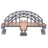 Toyvian Wooden Train Tracks Suspension Bridge Toy Wood Cross Railway Toys Train Scene Layout Props Toy Train Accessory for Kids Toddlers (Grey) Wooden Train Accessories view 1