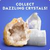 National Geographic Rock Collection Box for Kids  300 Piece Rock Set with Real Gemstones, Crystals & Minerals - Includes Absolute Expert: Rocks & Minerals Full-Color Book (Amazon Exclusive) view 3