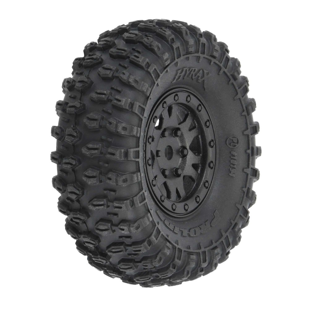 Pro-line Racing 1/24 Hyrax F/R 1.0 TRS Mountd 7mm Blk Impulse 4 PRO1019410 RC Tire