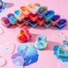 JOYIN 30 PCS Valentine Day Gift Cards with Galaxy Slime Stress Relief Fidget Toys for Kids Classroom Exchange Prizes, Valentines Party Favor view 2