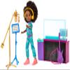 Mattel Karmas World Making Rhymes Recording Studio 13-Piece Playset with Karma Doll (8.7-inch), Mixing Booth, Guitar, Collectible Record & More view 2