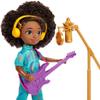 Mattel Karmas World Making Rhymes Recording Studio 13-Piece Playset with Karma Doll (8.7-inch), Mixing Booth, Guitar, Collectible Record & More view 4