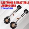 1 Pair Electronic Retractable Landing Gears w/Wheel 265mm for 10kg RC Airplane view 2