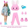 Barbie Cutie Reveal Fashion Doll with Bunny Plush Costume & 10 Surprises Including Mini Pet & Color Change view 3