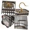 POPETPOP Mesh Cage Wooden Habitat Terrarium Cricket Cage Boys and Girls Educational Toy Outdoor Catching Box view 3