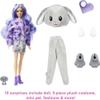 Barbie Cutie Reveal Fashion Doll with Puppy Plush Costume & 10 Surprises Including Mini Pet & Color Change view 4