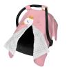 KiuLoam Cute Swan Floral Baby Car Seat Canopy, Nursing Cover Breastfeeding Scarf, Stretchy Soft Breathable Infant Carseat Cover for Babies Boys Girls view 2