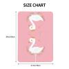 KiuLoam Cute Swan Floral Baby Car Seat Canopy, Nursing Cover Breastfeeding Scarf, Stretchy Soft Breathable Infant Carseat Cover for Babies Boys Girls view 3