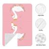 KiuLoam Cute Swan Floral Baby Car Seat Canopy, Nursing Cover Breastfeeding Scarf, Stretchy Soft Breathable Infant Carseat Cover for Babies Boys Girls view 4