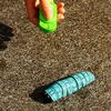 Tipmant RC Bug Remote Control Worm Realistic Caterpillar Inchworm Electronic Animal Toys Fake Insect Car Vehicle Kids Birthday Gifts (Blue) view 3