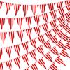 328ft 200 Pcs Carnival Circus Party Decorations Supplies, Red and White Striped Pennant Banner Flags String Triangle Circus Carnival Bunting Banner for Celebration Supplies view 1